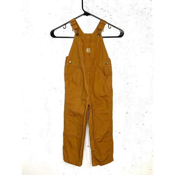 Carhartt Bottoms Carhartt Kids Boys Overalls Coveralls Tan Canvas 0